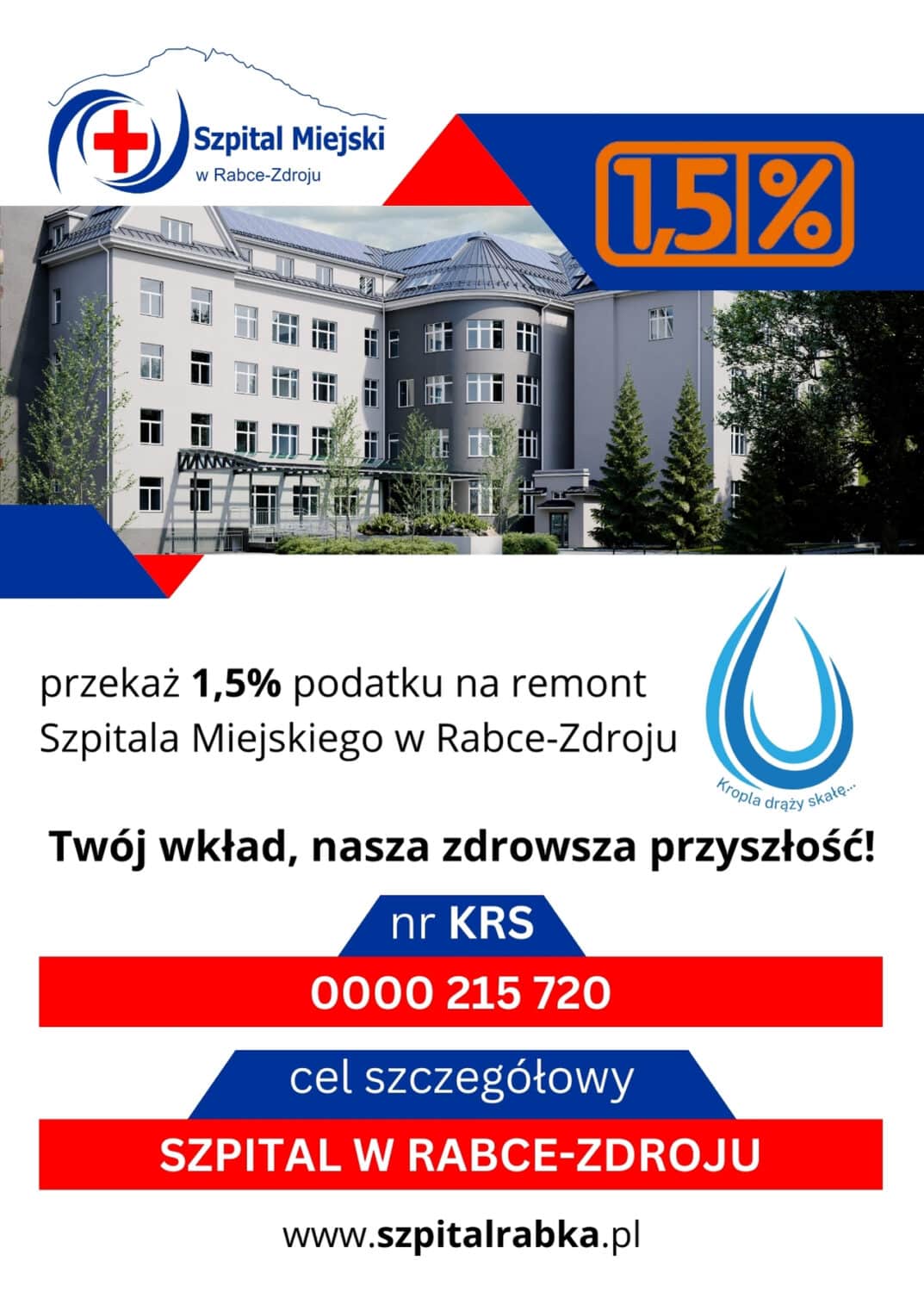 Przekaż 1,5% podatku
