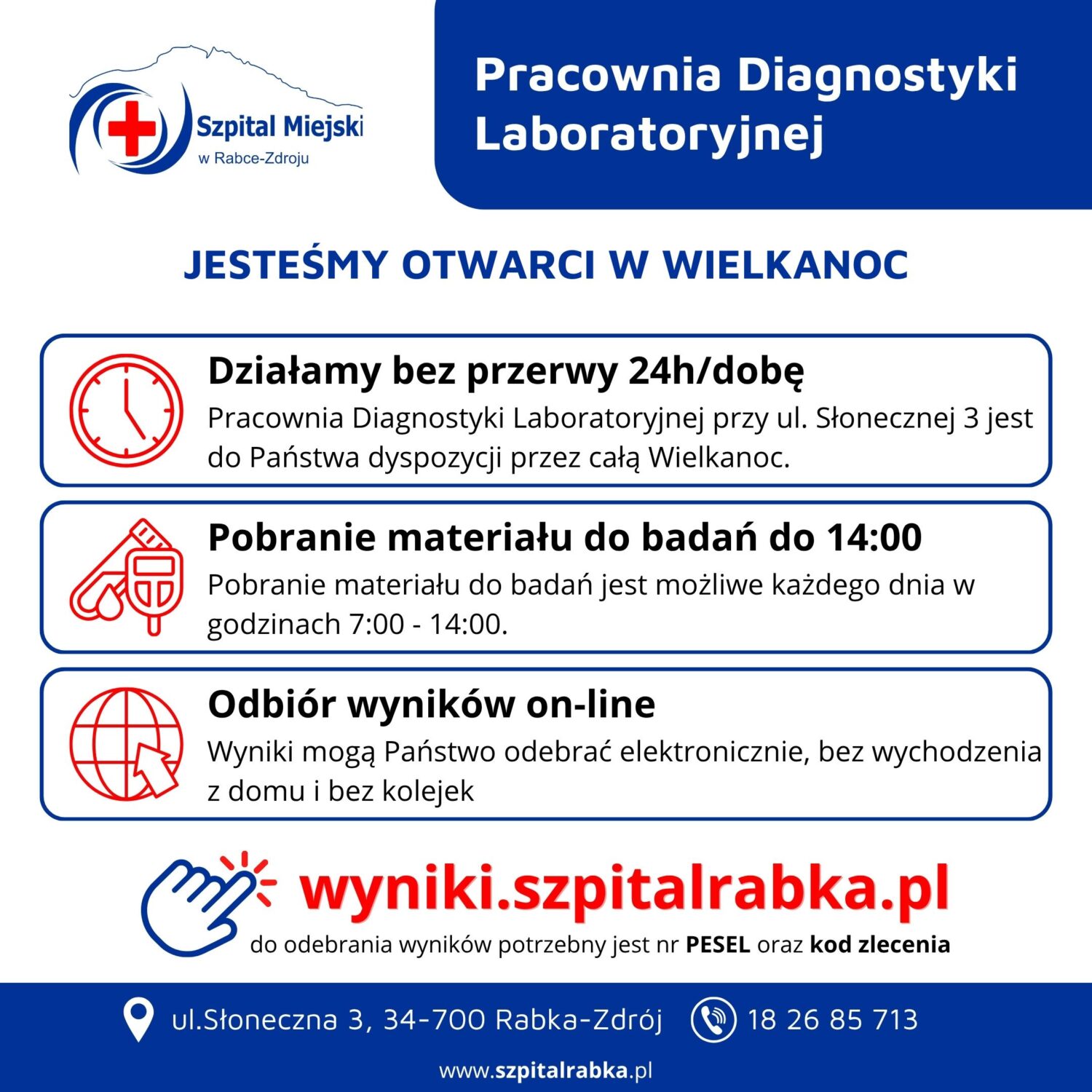 Jesteśmy otwarci w Święta Wielkanocne!